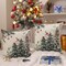 Christmas Pillow Covers 18x18 Inch Set of 2 – Christmas Tree Holiday Throw Pillows for Sofa, Couch, Winter Xmas Home Decor (TH-35B18)